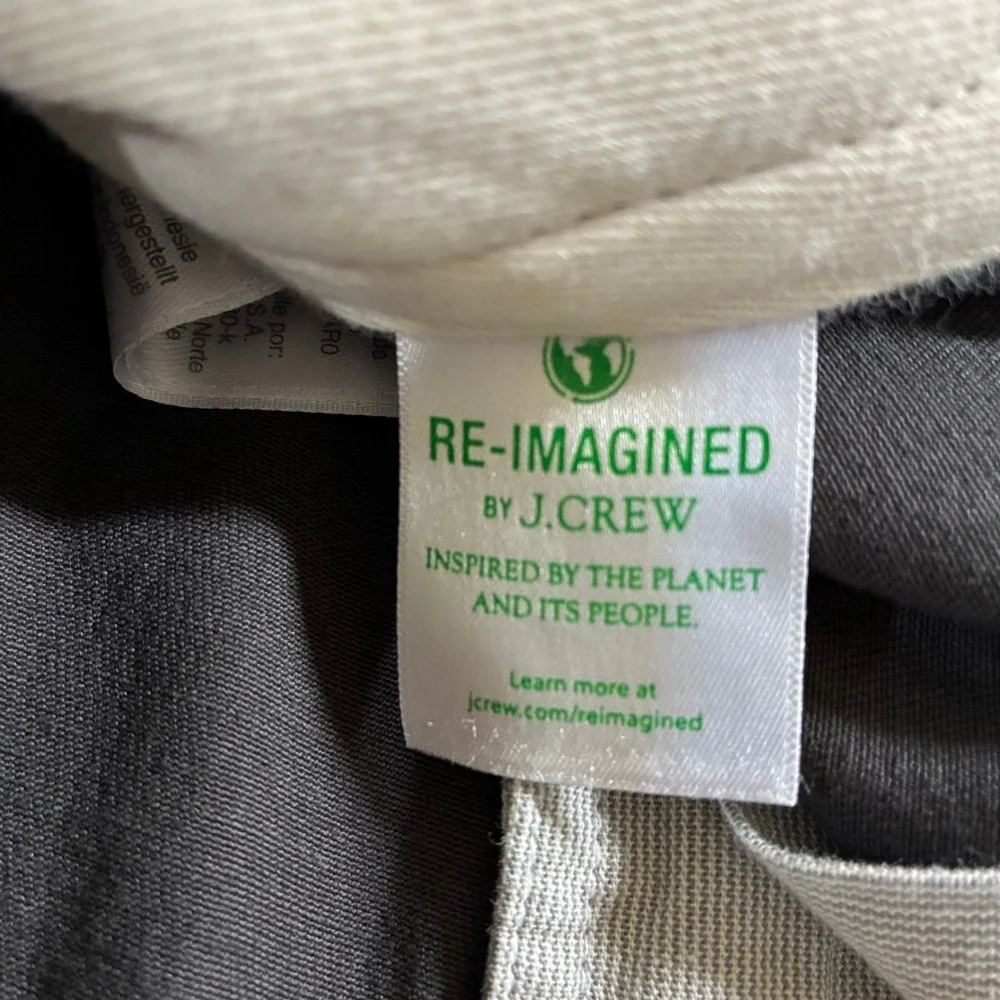 J.Crew 484 Slim Fit Stretch Chino Pants Mens 32X32 Charcoal Grey Re-Imagined NEW